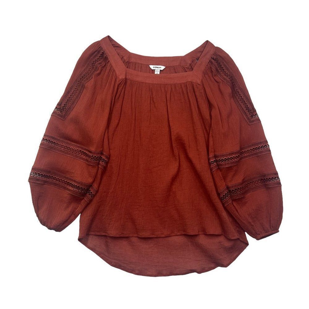 Exress Women's Rust Color Top